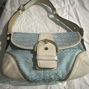 Coach Vintage  Soho Y2K Blue Signature purse